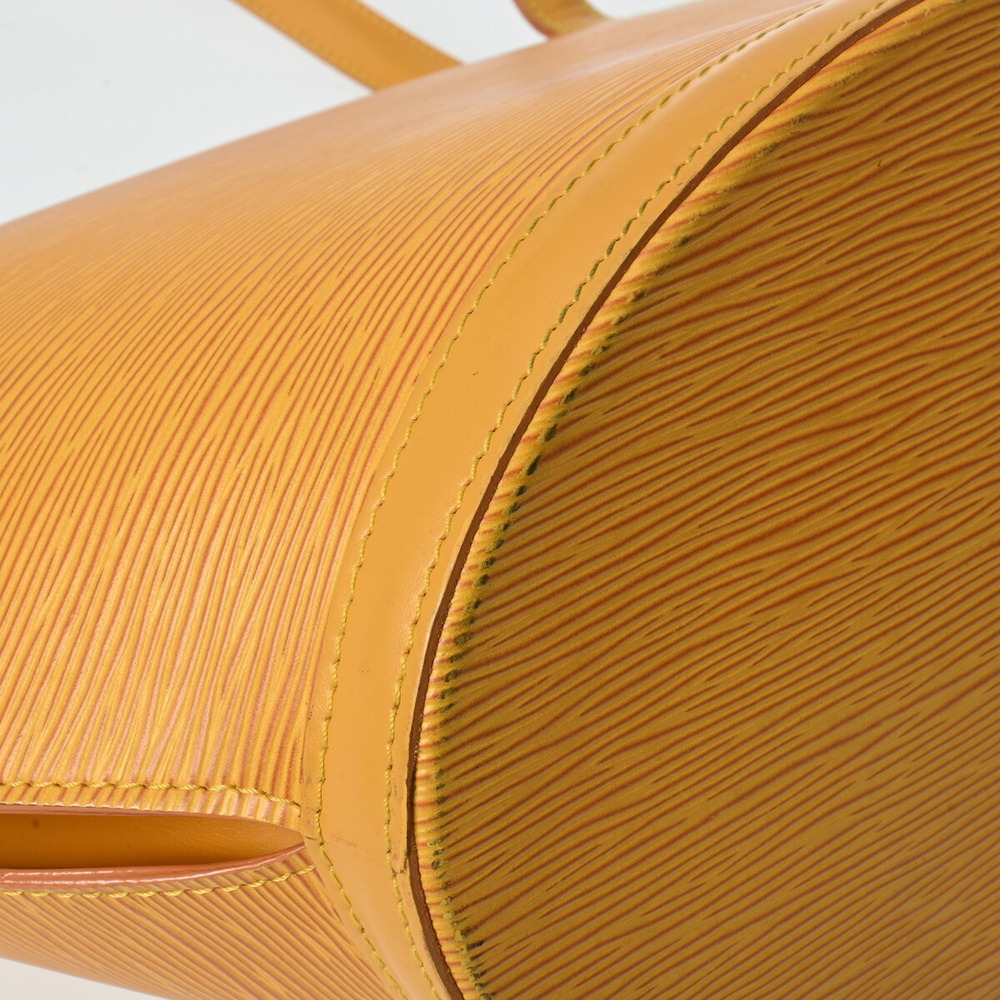 Louis Vuitton Leather Shopping Tassili Bag Yellow Jacques Shoulder Epi Saint - Picture 5 of 11